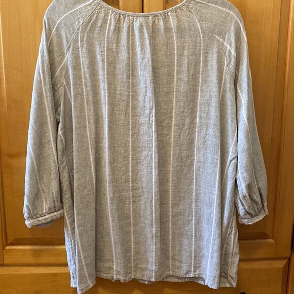 Merona gauze pale green boho top - Picture 4 of 4